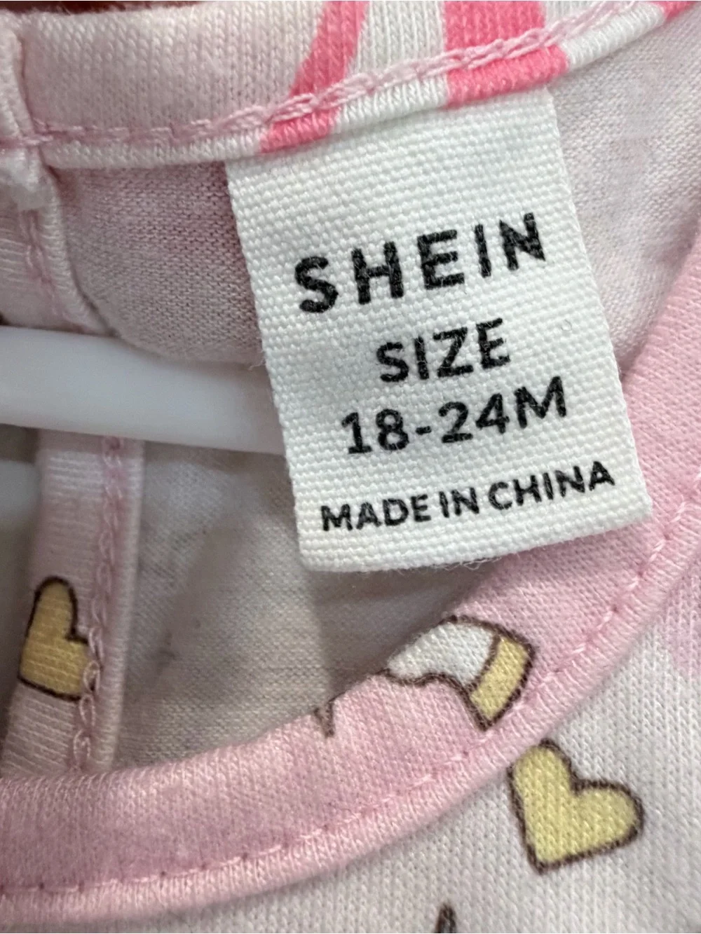 SHEIN Girls Unicorn Rainbow Dress | 18–24 Months | Pink Fantasy Print